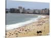 Copacabana Beach, Rio De Janiero, Brazil-Kymri Wilt-Stretched Canvas