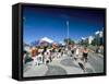 Copacabana, Rio De Janeiro, Brazil, South America-Sergio Pitamitz-Framed Stretched Canvas