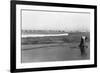 Copalis Beach, Washington - People Digging for Razor Clams-Lantern Press-Framed Art Print