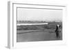 Copalis Beach, Washington - People Digging for Razor Clams-Lantern Press-Framed Art Print