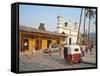 Copan Ruinas, Parque Central, Honduras-Jane Sweeney-Framed Stretched Canvas