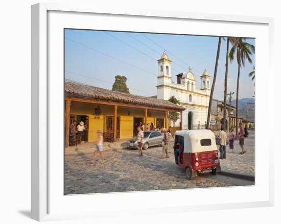 Copan Ruinas, Parque Central, Honduras-Jane Sweeney-Framed Photographic Print