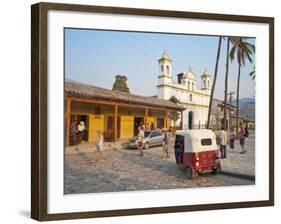 Copan Ruinas, Parque Central, Honduras-Jane Sweeney-Framed Photographic Print