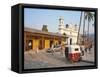 Copan Ruinas, Parque Central, Honduras-Jane Sweeney-Framed Stretched Canvas