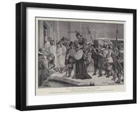 Cope's Painting of the Burial of Charles I at Windsor-null-Framed Giclee Print