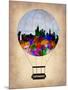 Copenhagen Air Balloon-NaxArt-Mounted Art Print