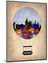 Copenhagen Air Balloon-NaxArt-Mounted Art Print