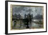 Copenhagen by Night-Paul Fischer-Framed Giclee Print