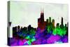 Copenhagen City Skyline-NaxArt-Stretched Canvas