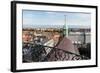 Copenhagen City. Trinitatis Church View from Rundetaarn. Copenhagen City Center. Denmark-Tom Norring-Framed Photographic Print