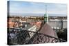 Copenhagen City. Trinitatis Church View from Rundetaarn. Copenhagen City Center. Denmark-Tom Norring-Stretched Canvas