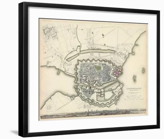 Copenhagen, Denmark, c.1837-null-Framed Art Print