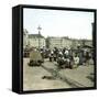 Copenhagen, Denmark, Fish Market-Leon, Levy et Fils-Framed Stretched Canvas