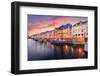 Copenhagen, Denmark on the Nyhavn Canal.-Sean Pavone-Framed Photographic Print