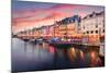 Copenhagen, Denmark on the Nyhavn Canal.-Sean Pavone-Mounted Photographic Print