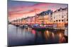 Copenhagen, Denmark on the Nyhavn Canal.-Sean Pavone-Mounted Photographic Print