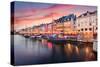 Copenhagen, Denmark on the Nyhavn Canal.-Sean Pavone-Stretched Canvas