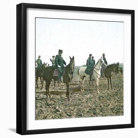 Copenhagen (Denmark), Prince Harald of Denmark and His General Staff-Leon, Levy et Fils-Framed Photographic Print