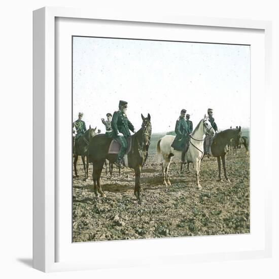 Copenhagen (Denmark), Prince Harald of Denmark and His General Staff-Leon, Levy et Fils-Framed Photographic Print