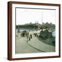 Copenhagen (Denmark), Queen Louise Bridge-Leon, Levy et Fils-Framed Photographic Print