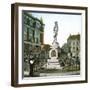 Copenhagen (Denmark), Statue of the Danish Poet Adam Gottlob Oehlenschläger (1779-1850)-Leon, Levy et Fils-Framed Photographic Print