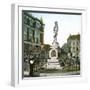 Copenhagen (Denmark), Statue of the Danish Poet Adam Gottlob Oehlenschläger (1779-1850)-Leon, Levy et Fils-Framed Photographic Print