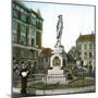 Copenhagen (Denmark), Statue of the Danish Poet Adam Gottlob Oehlenschläger (1779-1850)-Leon, Levy et Fils-Mounted Photographic Print