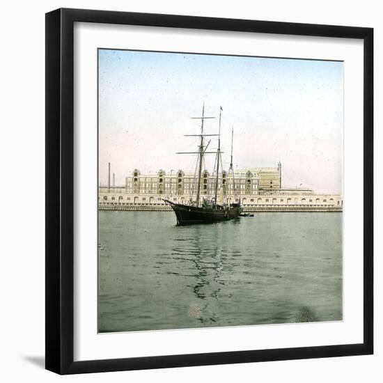 Copenhagen, Denmark, the Free Port-Leon, Levy et Fils-Framed Photographic Print