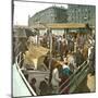 Copenhagen, Denmark, the Landing Stage of Havnegade-Leon, Levy et Fils-Mounted Photographic Print