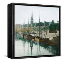 Copenhagen, Denmark, the Stock Exchange-Leon, Levy et Fils-Framed Stretched Canvas