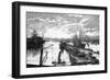 Copenhagen Harbour-null-Framed Art Print