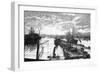 Copenhagen Harbour-null-Framed Art Print