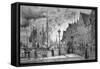 Copenhagen Quayside-null-Framed Stretched Canvas