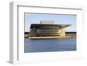 Copenhagen's Opera House by Architect Henning Larsen, Copenhagen, Denmark, Scandinavia, Europe-Simon Montgomery-Framed Photographic Print