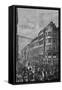 Copenhagen Street Scene-null-Framed Stretched Canvas