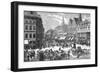 Copenhagen Street Scene-null-Framed Art Print