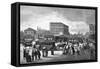 Copenhagen Street Scene-null-Framed Stretched Canvas