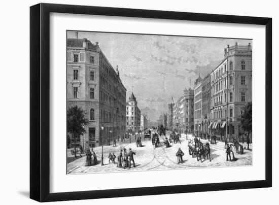 Copenhagen Street Scene-null-Framed Art Print