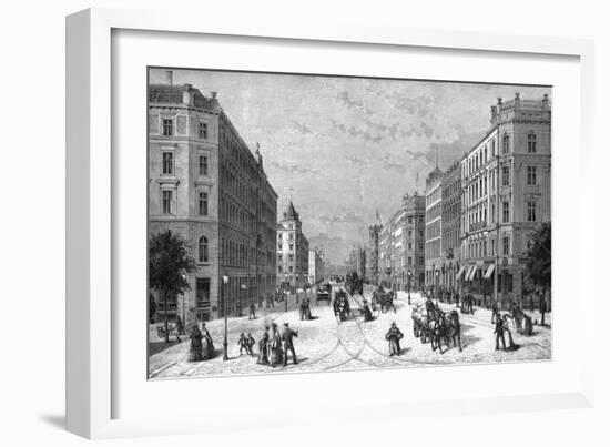 Copenhagen Street Scene-null-Framed Art Print