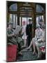 Copenhagen Tram-Paul Fischer-Mounted Giclee Print