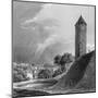 Copenhagen, Valdemar Tower-J Gray-Mounted Art Print