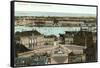 Copenhagen, View from the Marble Church, Denmark-null-Framed Stretched Canvas