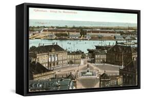 Copenhagen, View from the Marble Church, Denmark-null-Framed Stretched Canvas