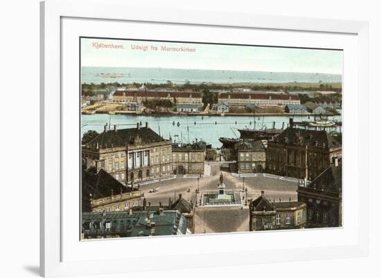 Copenhagen, View from the Marble Church, Denmark-null-Framed Premium Giclee Print