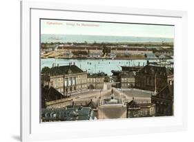 Copenhagen, View from the Marble Church, Denmark-null-Framed Premium Giclee Print