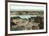 Copenhagen, View from the Marble Church, Denmark-null-Framed Premium Giclee Print