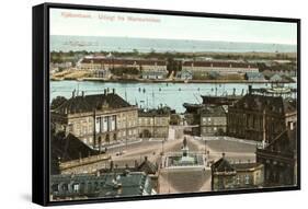 Copenhagen, View from the Marble Church, Denmark-null-Framed Stretched Canvas