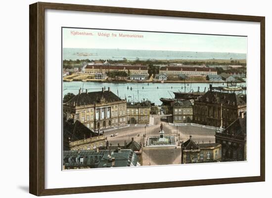 Copenhagen, View from the Marble Church, Denmark-null-Framed Art Print