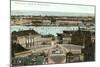 Copenhagen, View from the Marble Church, Denmark-null-Mounted Art Print