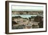 Copenhagen, View from the Marble Church, Denmark-null-Framed Art Print